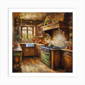 Italian Kitchen 1 Art Print