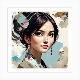 Chinese Girl 2 Art Print