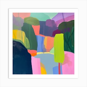 Abstract Park Collection St Stephens Green Dublin 3 Art Print