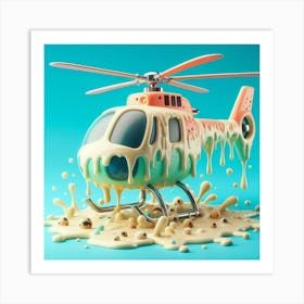 Ice Cream Helicopter 2 Art Print