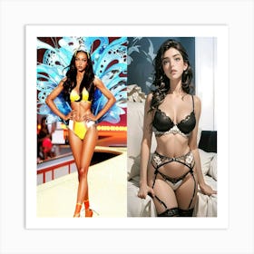 Victoria'S Secret Model Art Print