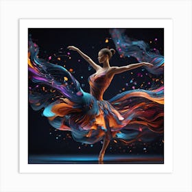 Abstract Dancer Art Print