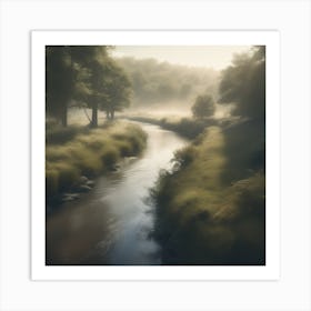 Misty Morning 3 Art Print