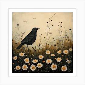 Bird Fairycore Painting 1 Art Print