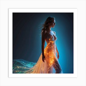 Light Dress Art Print