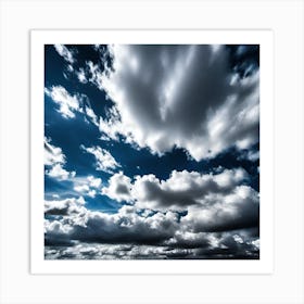 Cloudy Sky 20 Art Print