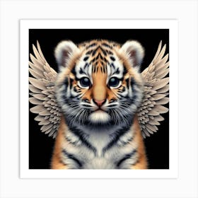 Angel Tiger Art Print