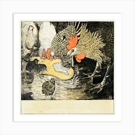 Chickens Art Print