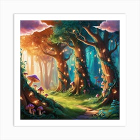 Fairy Forest 2 Art Print