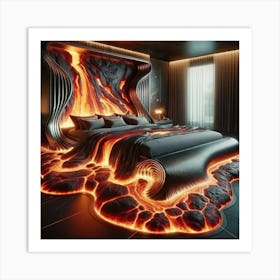 Lava Bed Art Print