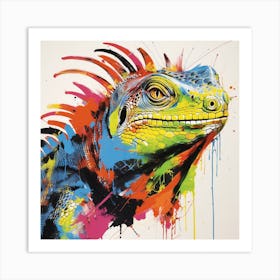 Iguana Art Print