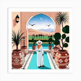 Islamic Woman Art Print