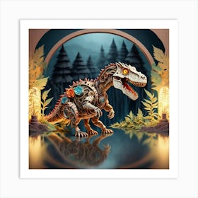 T - Rex Art Print