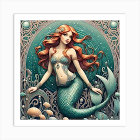 Mermaid 32 Art Print