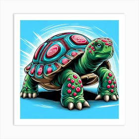 Turtle Art 1 Art Print