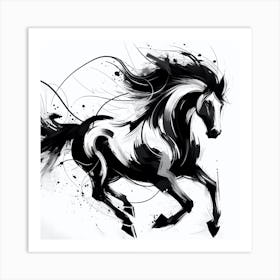 Horse Painting 2 Art Print