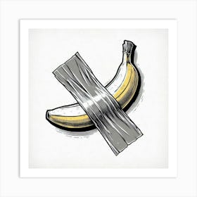 Banana Wrap Art Print