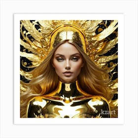 Golden Goddess 3 Art Print