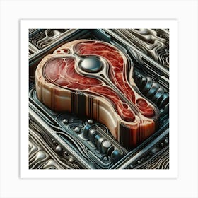 Heart Of Meat Art Print