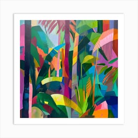 Abstract Travel Collection Monteverde Costa Rica 4 Art Print