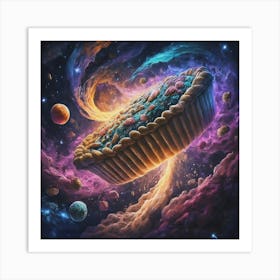 Pie In Space Art Print