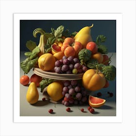 Fruit Bowl Art Print