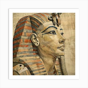 Egyptian Pharaoh Art Print