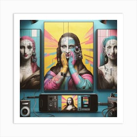 Mona Lisa 1 Art Print