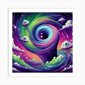 Psychedelic Painting 4 Art Print