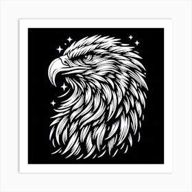 Eagle Head Art Print