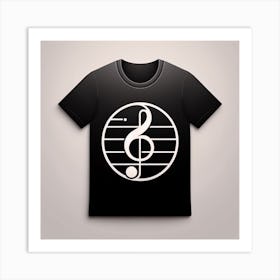 Tishirt with logo Art Print