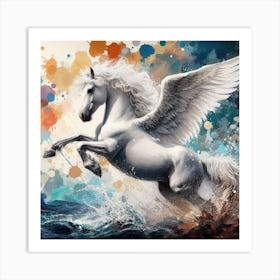 White Horse 1 Art Print