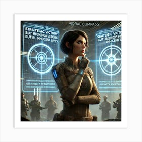 Maya Ryen Moral Compass Art Print