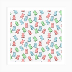 Gummy Bears Art Print