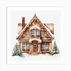 Gingerbread House 9 Art Print