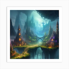 Nature and imagination Art Print