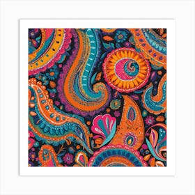 Paisley 2 Art Print