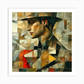 Man In Hat Art Print