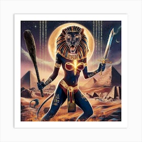 Egyptian Sekhmet 2 Art Print