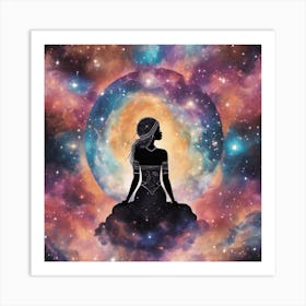 Divine Melanin Goddess 888 Art Print