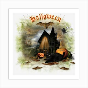 Happy Halloween Party Holidays Art Print