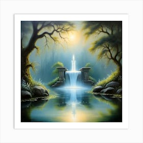 The Source Of Eternal Youth Art Print