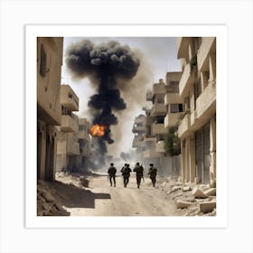 Syria War 4 Art Print