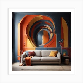 Shabby Chic Living Room(wall art) Art Print