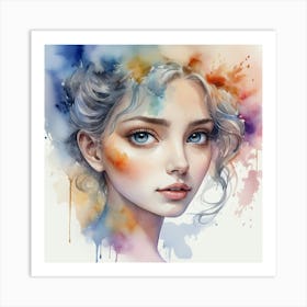 Watercolor Painting Art Print 10 Art Print