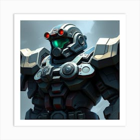 Sci - Fi Robot Art Print