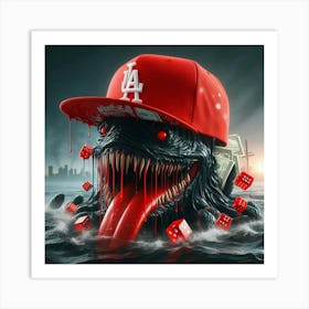 Monster In The Sea Art Print