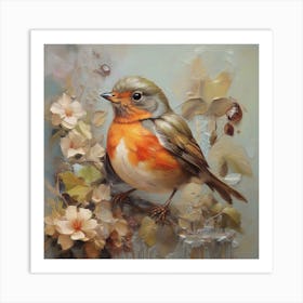 Bird Robin 1 Art Print