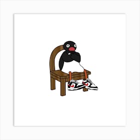 Angry Pingu 1 Fy Art Print