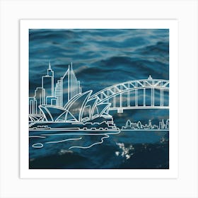 Sydney Harbour Bridge Art Print